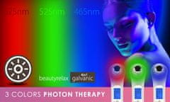 BeautyRelax Galvanski likalnik za kožo 4 v 1 s fotonsko terapijo BR-1150W