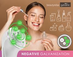 BeautyRelax Galvanski likalnik za kožo 4 v 1 s fotonsko terapijo BR-1150W