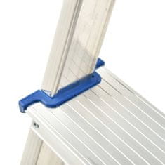 Vidaxl Aluminijasta lestev s 5 stopnicami 150 kg