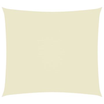 Vidaxl Senčno jadro oksford blago pravokotno 2x3,5 m krem