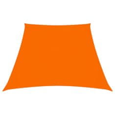 Vidaxl Senčno jadro oksford blago trapez 3/4x2 m oranžno