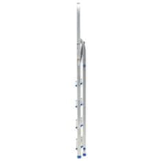 Vidaxl Aluminijasta lestev s 5 stopnicami 150 kg
