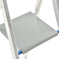 Vidaxl Aluminijasta lestev s 5 stopnicami 150 kg