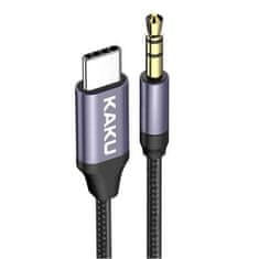 Kaku KSC-427 avdio kabel USB-C / 3.5mm jack 1m, črna