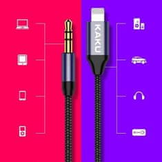 Kaku KSC-427 avdio kabel USB-C / 3.5mm jack 1m, črna
