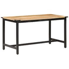 Vidaxl Jedilna miza 140x70x76 cm trden robusten mangov les