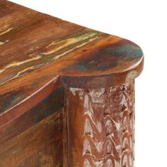 Vidaxl Pisalna miza, 170x70x76 cm, obnovljen masivni les