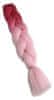 Lasni podaljški za pletenje kitk, B40 ombre pink babe