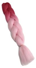 Vipbejba Lasni podaljški za pletenje kitk, B40 ombre pink babe