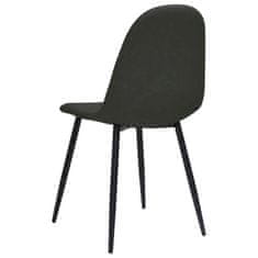 Vidaxl Jedilni stoli 2 kosa 45x54,5x87 cm črno umetno usnje
