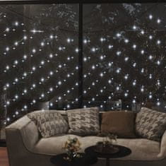 Greatstore Novoletna svetlobna mreža hladno bela 3x3 m 306 LED lučk