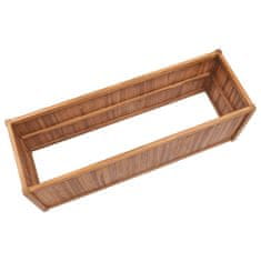 Vidaxl Visoka greda 150x50x50 cm trdna tikovina