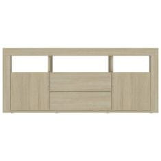 Vidaxl TV omarica sonoma hrast 120x30x50 cm iverna plošča
