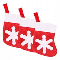 Springos Božična nogavica za pribor 3 kos
