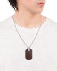 Viceroy Elegantna ogrlica z usnjeno pasjo oznako Magnum 15108C01011