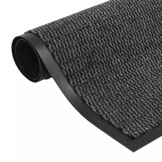 Vidaxl Protiprašni predpražnik pravokotni taftani 40x60 cm antracit