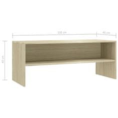 Vidaxl TV omarica sonoma hrast 100x40x40 cm iverna plošča