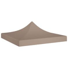 Vidaxl Streha za vrtni šotor 3x3 m taupe 270 g/m2