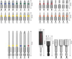Bosch 43-delni komplet nastavkov in natičnih ključev (2607017164)