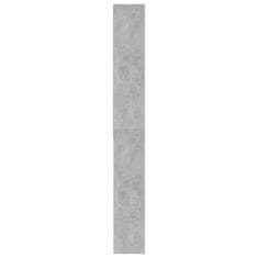 Vidaxl Omara za pralni stroj betonsko siva 64x24x190 cm
