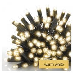 Emos Profi LED povezovalna veriga, črna, 5 m, zunanja/notranja, topla bela