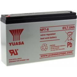 POWERY YUASA Ersatz-baterija za 6V 12Ah za Köderboot Baitbott Boot Futterboot
