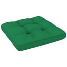 Vidaxl Blazina za kavč iz palet zelena 70x70x12 cm