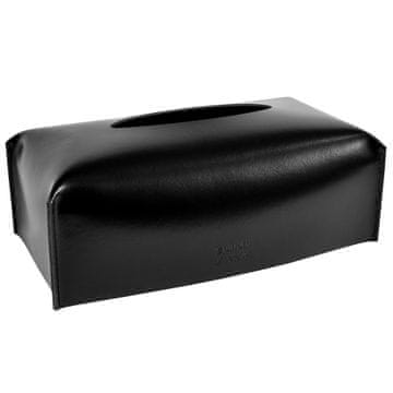 Pinetti Usnjena prevleka za robce, črna 24,7 x 12 x 7,5 cm