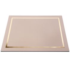 Pinetti VENERE pravokotna postavitev z zlatim okvirjem, 50 x 39 cm, sivo-bež