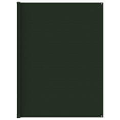 Vidaxl Preproga za šotor 250x350 cm temno zelena