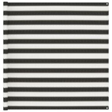 Vidaxl Preproga za šotor 250x250 cm antracitna in bela