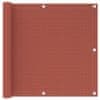 Balkonsko platno terakota 90x500 cm HDPE