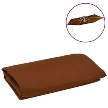 Vidaxl Nadomestna tkanina za senčnik terakota 350 cm