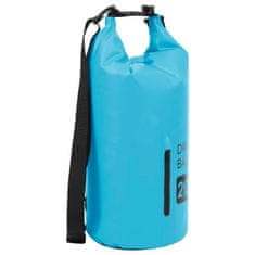 Vidaxl Torba Dry Bag z zadrgo modra 20 L PVC