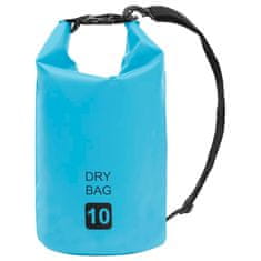 Vidaxl Torba Dry Bag modra 10 L PVC