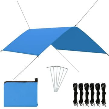 Vidaxl Zunanja ponjava 3x2 m modra