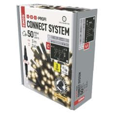 Emos Profi LED ledene sveče, utripajoče, 3 m, zunanje, toplo bela