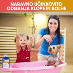 AravaDeadSeaPetSpa Šampon za pse proti klopom in bolham z eteričnimi olji, 400ml