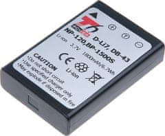 T6 power Baterija Fuji NP-120, Pentax D-Li7, Kyocera BP-1500S, Ricoh DB-43, 1800mAh, 6,7Wh