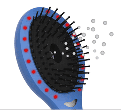 ABOEL Ionska in masažna krtača za lase z dodano LED terapijo in hitrim USB polnjenjem