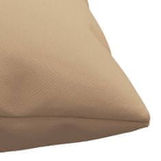 Vidaxl Okrasne blazine 4 kosi bež 50x50 cm blago