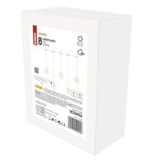 Emos LED božična zavesa snežinke, notranja, toplo bela