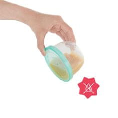Badabulle sklede s pokrovi MAXI FUN COLORS 250ml komplet 12ks