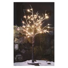 Emos LED svetleče drevo z jagodami, 120 cm, zunanje in notranje, toplo bela, časovnik