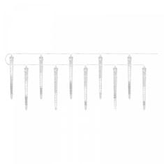 Emos LED božične ledene sveče, 10x, 3,6 m, zunanja/notranja, hladna bela