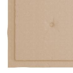 Vidaxl Blazine za vrtne stole 6 kosov bež 40x40x4 cm oxford tkanina