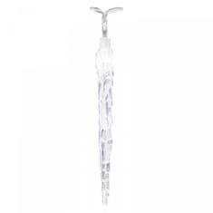 Emos LED božične ledene sveče, 10x, 1,35 m, 2x AA, notranja, hladna bela, časovnik