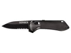 Zaparevrov Zložljiv nož Highbrow Compact, Onyx, kombinirano rezilo, Gerber