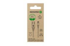 SWISSTEN Podatkovni kabel USB / Lightning, 1,2 m, bel, ekološko pakiranje