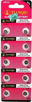 Zaparevrov Alkalne baterije LR626/AG4, 1,5 V, 10 kosov, Tianqiu